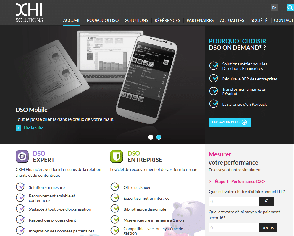 Xhi Solutions : éditeur de logiciel de recouvrement du crédit client