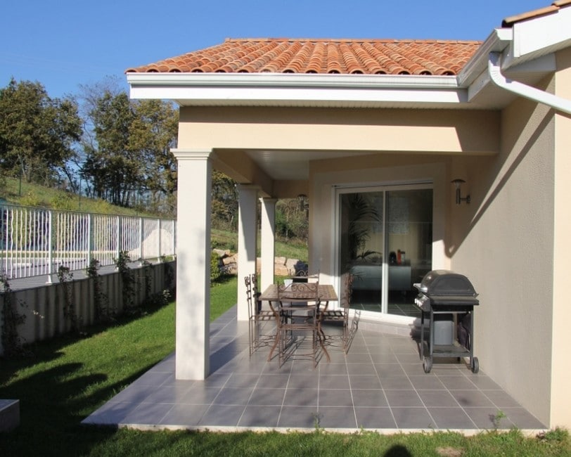 terrasse moderne maisons ideales