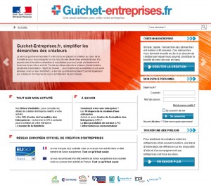 ergonomie du site du site guichet entreprise