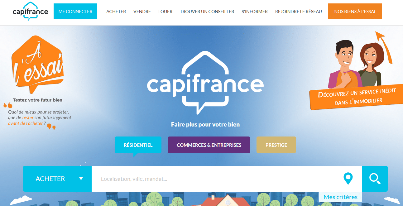 Vendre son bien immobilier avec Capifrance, spécialiste de l’immobilier