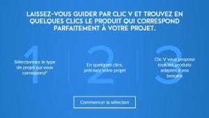 Clic V, l’outil V33 pour trouver le bon produit pour sa rénovation