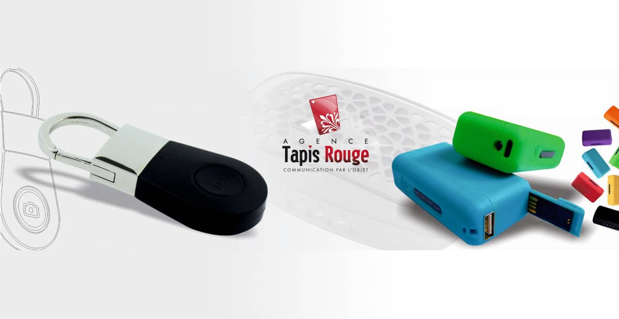 Objets pub de l'agence Tapis Rouge