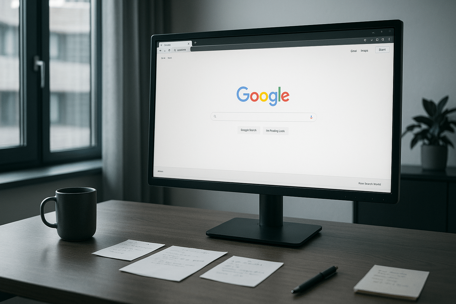 cr&eacute;er une page google