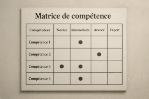 matrice de comp&eacute;tences